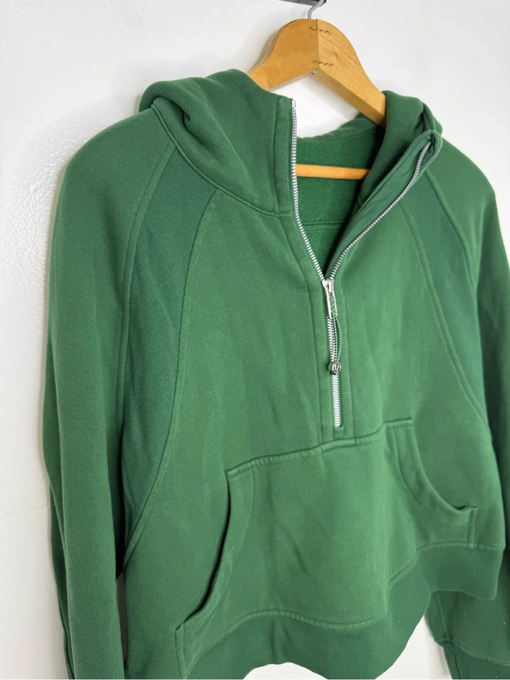 LULULEMON Everglade Green Scuba Oversized Half Zip Hoodie